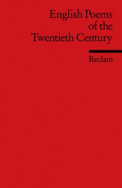 English Poems of the Twentieth Century - König, Eva M. (Hrsg.)