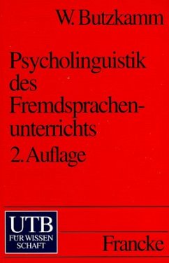 Cover Psycholinguistik des Fremdsprachenunterrichts