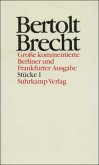 Stücke / Werke, Große kommentierte Berliner und Frankfurter Ausgabe 1, Tl.1