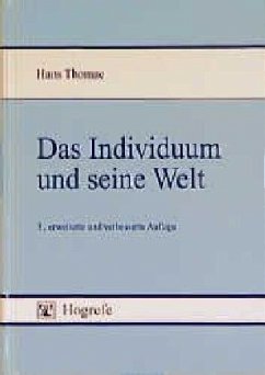 Das Individuum und seine Welt - Thomae, Hans