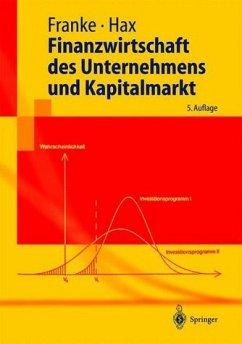 Finanzwirtschaft des Unternehmens und Kapitalmarkt - Franke, Günter / Hax, Herbert