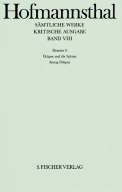 Dramen / Sämtliche Werke, Kritische Ausg. Bd.8, Tl.6 - Hofmannsthal, Hugo von