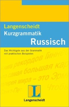 Cover Langenscheidt Kurzgrammatik Russisch