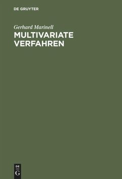 Multivariate Verfahren - Marinell, Gerhard