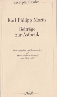 Beiträge zur Ästhetik - Moritz, Karl Ph