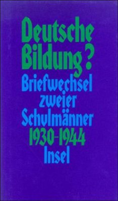Deutsche Bildung? - Schumann, Otto; Havenstein, Martin