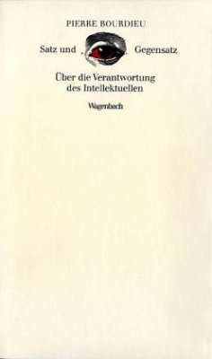 Satz und Gegensatz - Bourdieu, Pierre