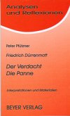 Friedrich Dürrenmatt 'Der Verdacht' / 'Die Panne'