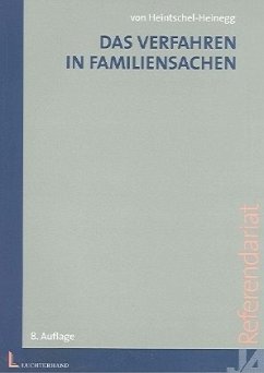 Das Verfahren in Familiensachen - von Heintschel-Heinegg, Bernd