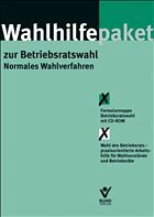 Cover Formularmappe Betriebsratswahl, Normales Wahlverfahren; Wahl des Betriebsrats, 2 Bde. m. CD-ROM
