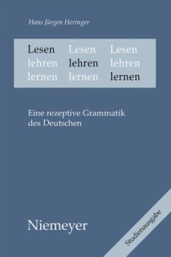 Lesen lehren lernen - Heringer, Hans Jürgen