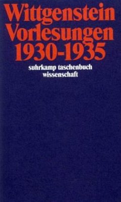 Vorlesungen 1930-1935 - Wittgenstein, Ludwig