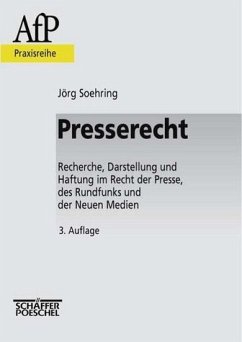 Presserecht - Soehring, Jörg