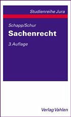 Cover Sachenrecht
