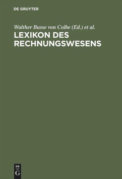 Lexikon des Rechnungswesens - Busse von Colbe, Walther / Pellens, Bernhard (Hgg.)