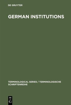 Cover German Institutions