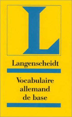 Langenscheidt Grundwortschatz Deutsch - Vocabulaire allemand de base - Bock, Heiko / Langenscheidt-Redaktion
