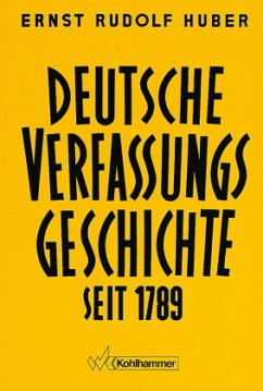 Registerband / Deutsche Verfassungsgeschichte seit 1789, in 8 Bdn. Bd.8 - Huber, Ernst R.
