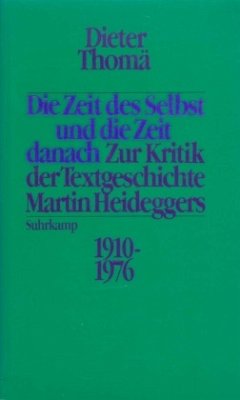 Die Zeit des Selbst und die Zeit danach - Thomä, Dieter