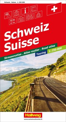 Cover Schweiz, CH Touring; Suisse, CH Touring/Hallwag Strassenatlanten