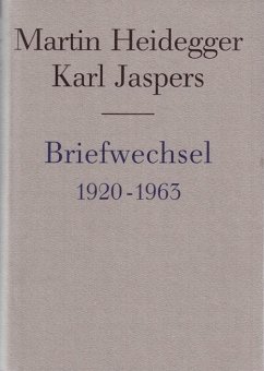 Briefwechsel 1920-1963 - Heidegger, Martin;Jaspers, Karl