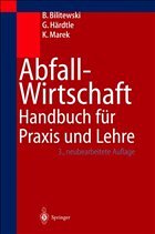 Abfallwirtschaft - Bilitewski, Bernd / Marek, Klaus / Härdtle, Georg