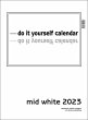 Mid White 2026  Blanko Mid Format - Bild 1