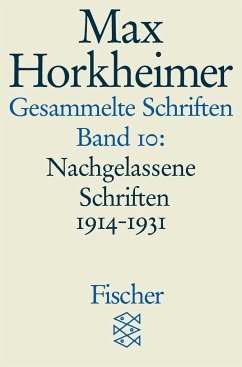 Gesammelte Schriften in 19 Bänden - Horkheimer, Max