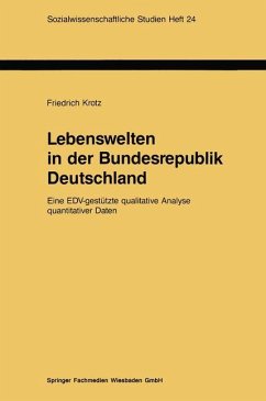 Lebenswelten in der Bundesrepublik Deutschland - Krotz, Friedrich