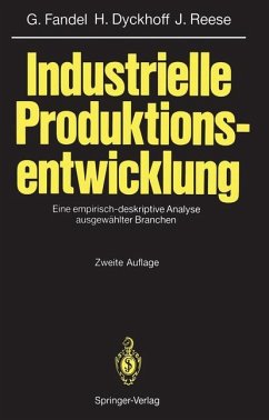 Industrielle Produktionsentwicklung - Fandel, Günter;Dyckhoff, Harald;Reese, Joachim