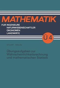 Übungsaufgaben zur Wahrscheinlichkeitsrechnung und mathematischen Statistik - Gillert, Heinz;Nollau, Volker