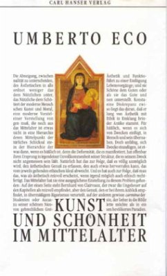 Kunst und Schönheit im Mittelalter - Eco, Umberto