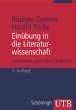 Einübung in die Literaturwissenschaft - Bild 1