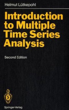 Introduction to Multiple Time Series Analysis - Lütkepohl, Helmut