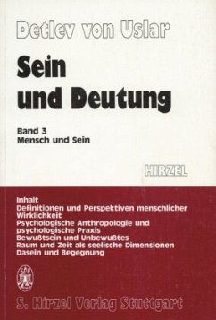 Cover Sein und Deutung Bd.3