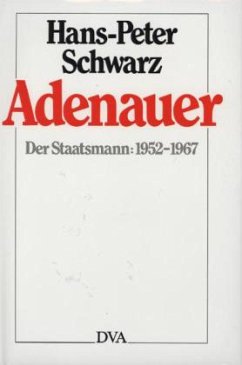 Cover Der Staatsmann 1952-1967 / Adenauer