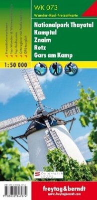 Freytag & Berndt Wander-, Rad- und Freizeitkarte Nationalpark Thayatal, Znaim, Retz, Gars am Kamp
