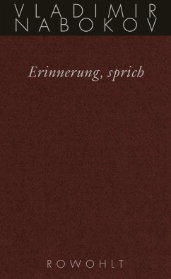 Gesammelte Werke 22. Erinnerung, sprich - Nabokov, Vladimir