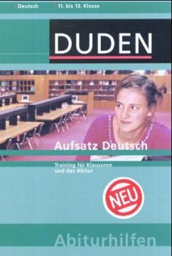 Cover Aufsatz Deutsch / Duden Abiturhilfen Deutsch
