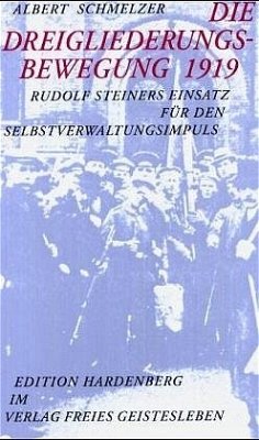 Die Dreigliederungsbewegung 1919 - Schmelzer, Albert