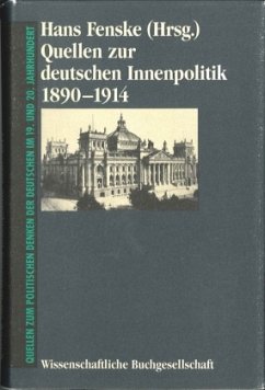 Cover Quellen zur deutschen Innenpolitik 1890-1914