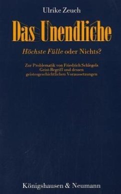 Das Unendliche, Höchste Fülle oder Nichts? - Zeuch, Ulrike