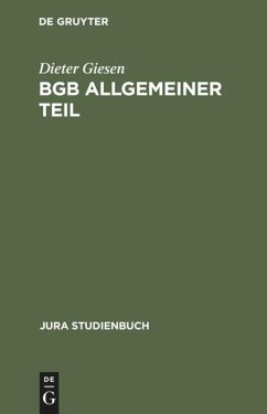 BGB Allgemeiner Teil - Giesen, Dieter