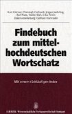Findebuch zum mittelhochdeutschen Wortschatz