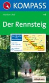 Der Rennsteig - Hörschel - Blankenstein: Wanderkarte mit Kurzführer, Radtouren und Höhenprofil. 1:50000