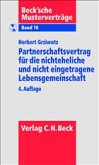 Partnerschaftsvertrag für die nichteheliche Lebensgemeinschaft, m. Diskette (3 1/2 Zoll)