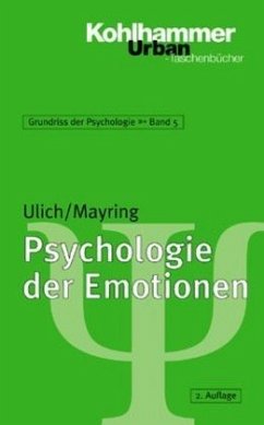 Psychologie der Emotionen - Mayring, Philipp;Ulich, Dieter
