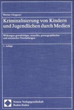 Cover Kriminalisierung von Kindern und Jugendlichen durch Medien