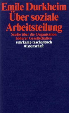 Über soziale Arbeitsteilung - Durkheim, Émile
