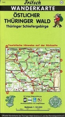 Fritsch Karte - Östlicher Thüringer Wald
